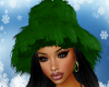 Green Fur Hat