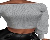 GreySweater Off Shoulder