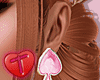 Pink LOVE Earrings