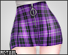 ✨ Purple Plaid Skirt
