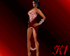 K*Sexy dress maxy red