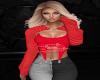 R~ Strap Top Red