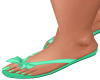 Flip Flops/ Green
