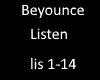 Beyonce Listen