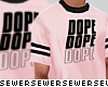 $ pink dope tee