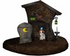 ELVEN OUTHOUSE WITH MOON