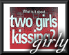 I Kiss Girls Sticker