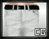 (CG) Jean Shorts - White