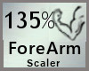 Scale 135% Fore Arm M A