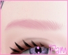 p. pink eyebrows