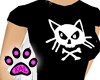 Kitty~Punk Shirt - White