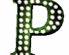 P letter flashing