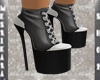 Gray Sneaker Boots