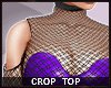 Ira- Crop Top Purple