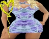 *OBS-PFBlue Floral Dress