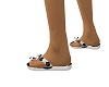 black cat sandals