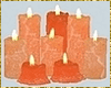 Kawaii Orange Candles