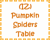 (IZ) Pumpkn Spider Table