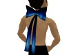 Blue neck bow