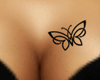 Breast Butterfly Tattoo