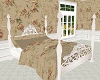 Country Bed Beige Floral