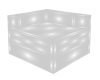 White PVC Harper Chair 