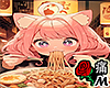 蝶 Hungry Neko Cutout