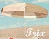Cream Beach Umbrella