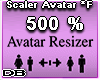 Scaler Avatar *F 500%
