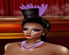 Lavender Burlesque Hat