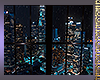 City Raining Window