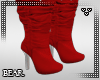 B | Red Knee Boots