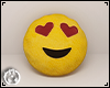 M* Pillow Emoji Heart