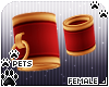 [Pets]Wristcuffs |Red