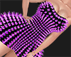 Purple Spiked Dress N10