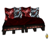 Red Marble snuggle sofa