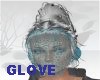 AO~AV Sparkle Glove Blue