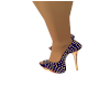Jewelled Pumps Blue