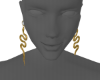 Il snake earrings gold
