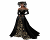 medieval black&gold gown
