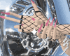 fishnet gloves
