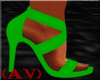 (AV) Sexy Heels Green
