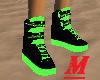 Neon Green Kicks M