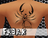 [F] Scorpion Back Tatto