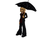 ~Oo Black Rain Umbrella