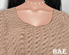 B| Crop Sweater Beige