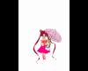 pink lace parasol