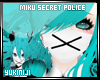 Miku Secret Police Mask
