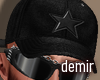 [D] Star black cap