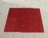 shagpile red rug